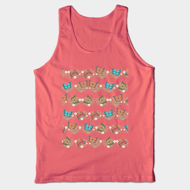 Assorted butterflies Tank Top by Gaspar Avila